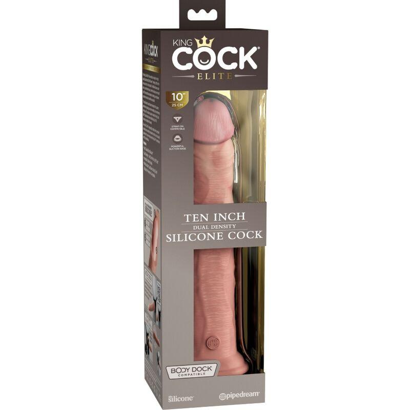 KING COCK - ELITE DILDO REALISTICO SILICONA 25.4 CM - Optelum