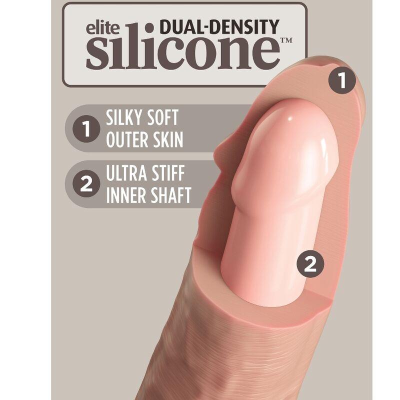 KING COCK - ELITE DILDO REALISTICO SILICONA 25.4 CM - Optelum