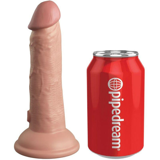 KING COCK - ELITE DILDO REALISTICO VIBRADOR & SILICONA 15.2 CM - Optelum