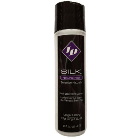 ID SILK - LUBRICANTE BASE AGUA Y SILICONA NATURAL FEEL 250 ML - Optelum