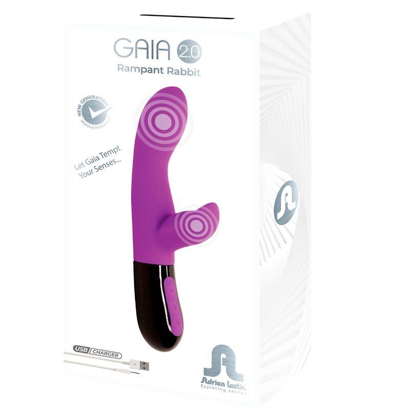 ADRIEN LASTIC - GAIA 2.0 VIBRADOR RABBIT VIOLETA - Optelum