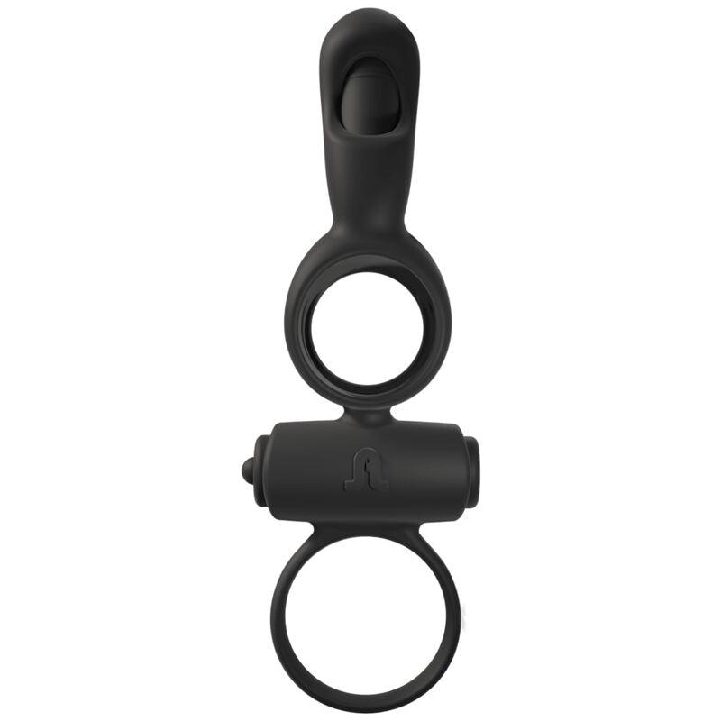 ADRIEN LASTIC - SPARTACUS ANILLO & FUNDA DE PENE CON VIBRADOR - Optelum