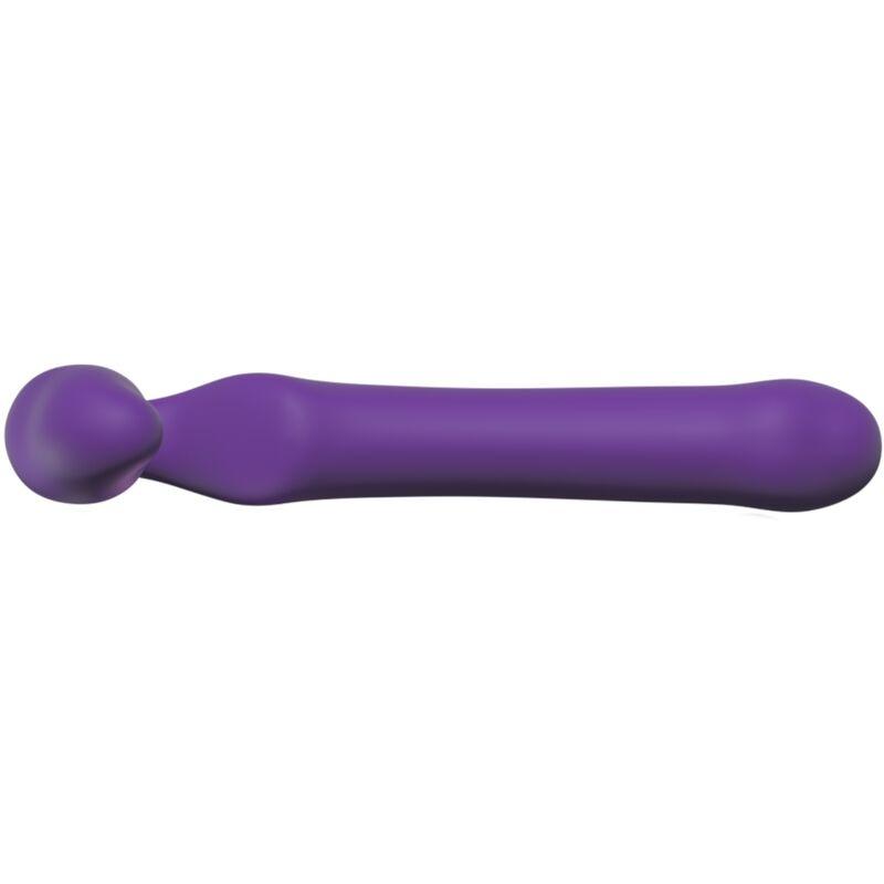 ADRIEN LASTIC - QUEENS STRAP-ON FLEXIBLE VIOLETA TALLA L - Optelum