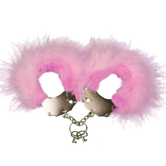 ADRIEN LASTIC - ESPOSAS METAL CON PLUMAS ROSA - Optelum