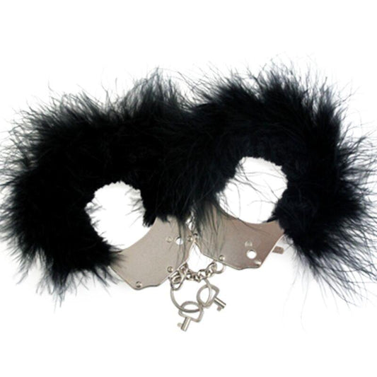 ADRIEN LASTIC - ESPOSAS METAL CON PLUMAS NEGRO - Optelum