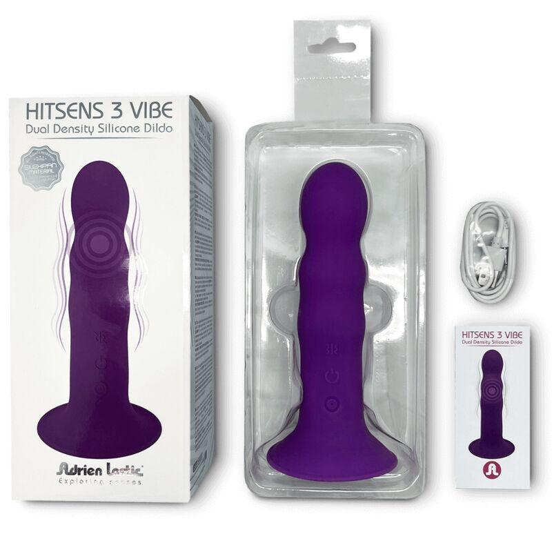 ADRIEN LASTIC - HITSENS VIBE 3 DILDO SILICONA VIOLETA - Optelum