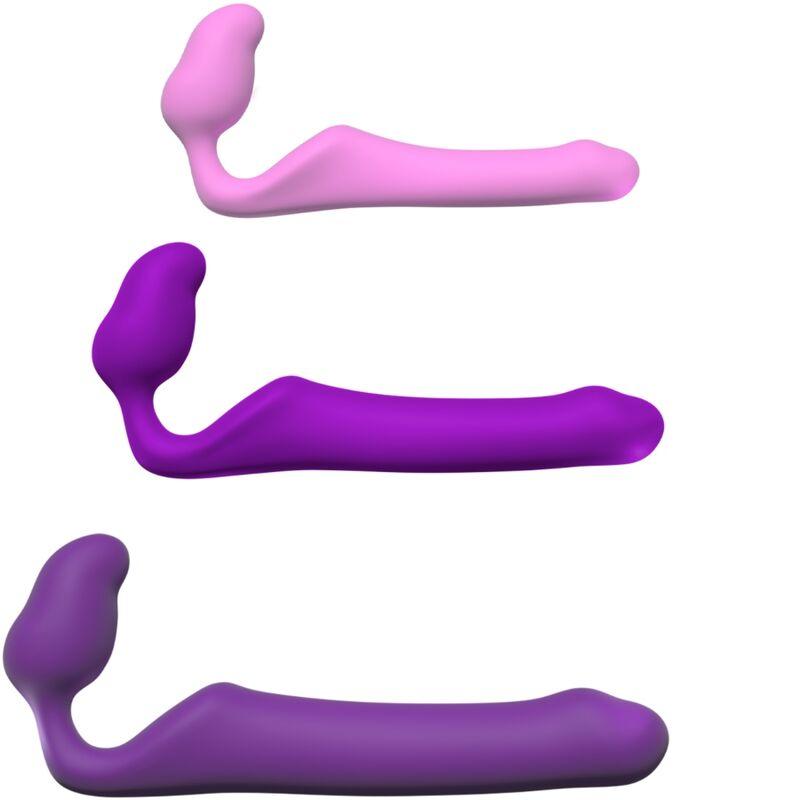 ADRIEN LASTIC - QUEENS STRAP-ON FLEXIBLE ROSA TALLA S - Optelum