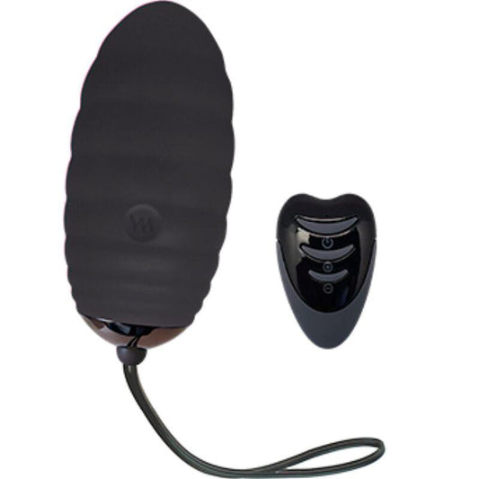 ADRIEN LASTIC - OCEAN BREEZE 2.0 HUEVO VIBRADOR RECARGABLE CONTROL REMOTO NEGRO - Optelum