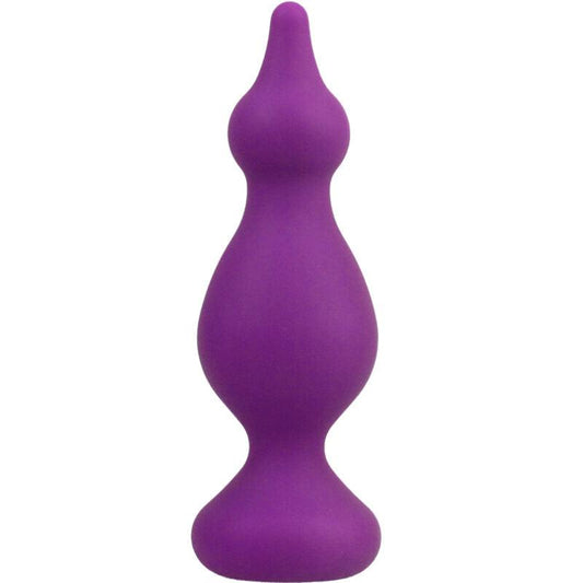 ADRIEN LASTIC - AMUSE PLUG ANAL SILICONA VIOLETA TALLA M - Optelum