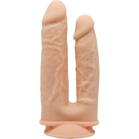 SILEXD - MODELO 1 PENE REALISTICO DOBLE PENETRACION SILICONA PREMIUM SILEXPAN 17.5 / 19.5 CM - Optelum