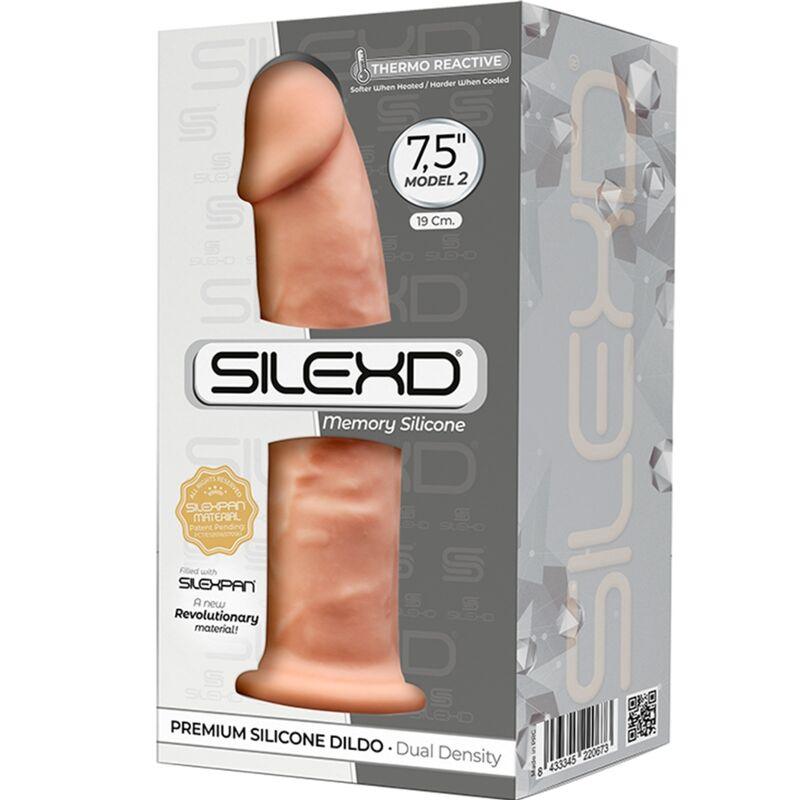SILEXD - MODELO 2 PENE REALISTICO SILICONA PREMIUM SILEXPAN 19 CM - Optelum