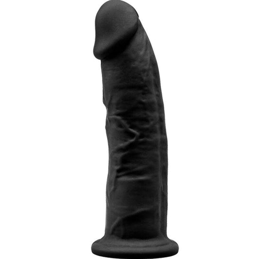 SILEXD - MODELO 2 PENE REALISTICO SILICONA PREMIUM SILEXPAN NEGRO 15 CM - Optelum