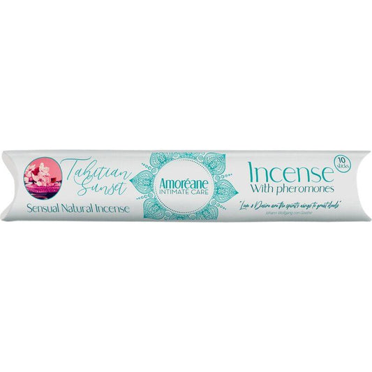 AMOREANE - TAHITIAN SUNSET INCIENSO CON FEROMONAS AROMA FLORAL - Optelum