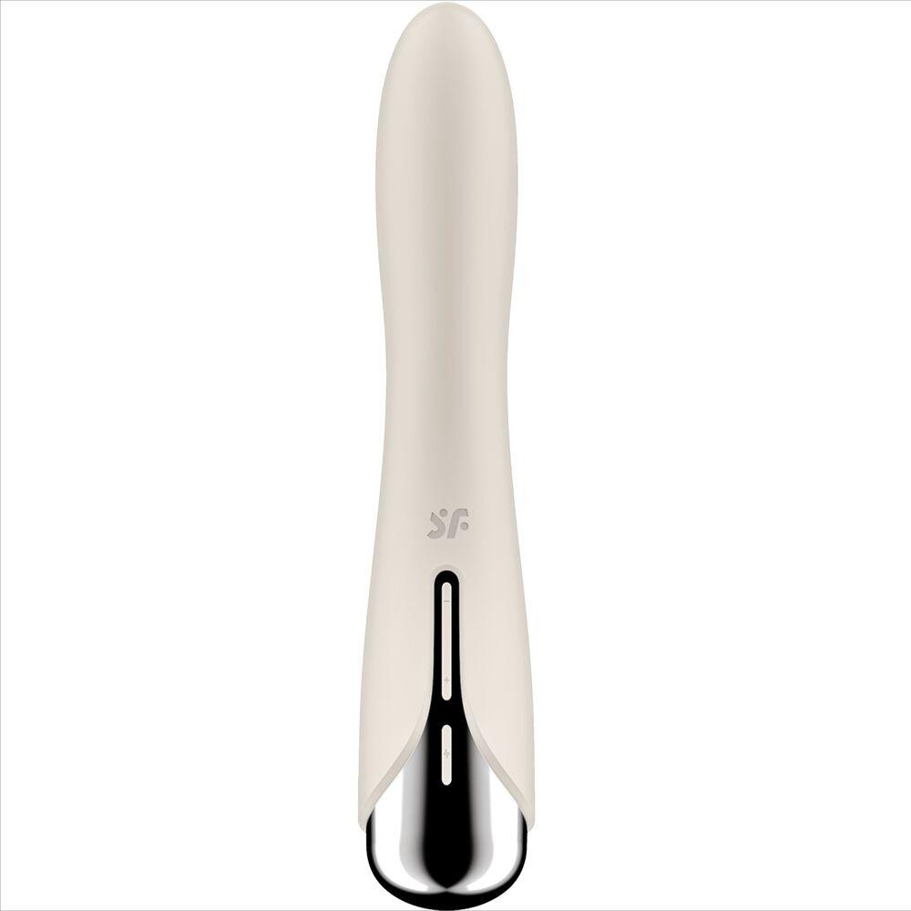 SATISFYER - SPINNING VIBE 1 VIBRADOR ROTADOR G-SPOT BEIGE - Optelum