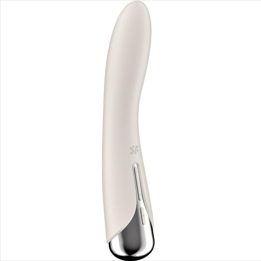 SATISFYER - SPINNING VIBE 1 VIBRADOR ROTADOR G-SPOT BEIGE - Optelum
