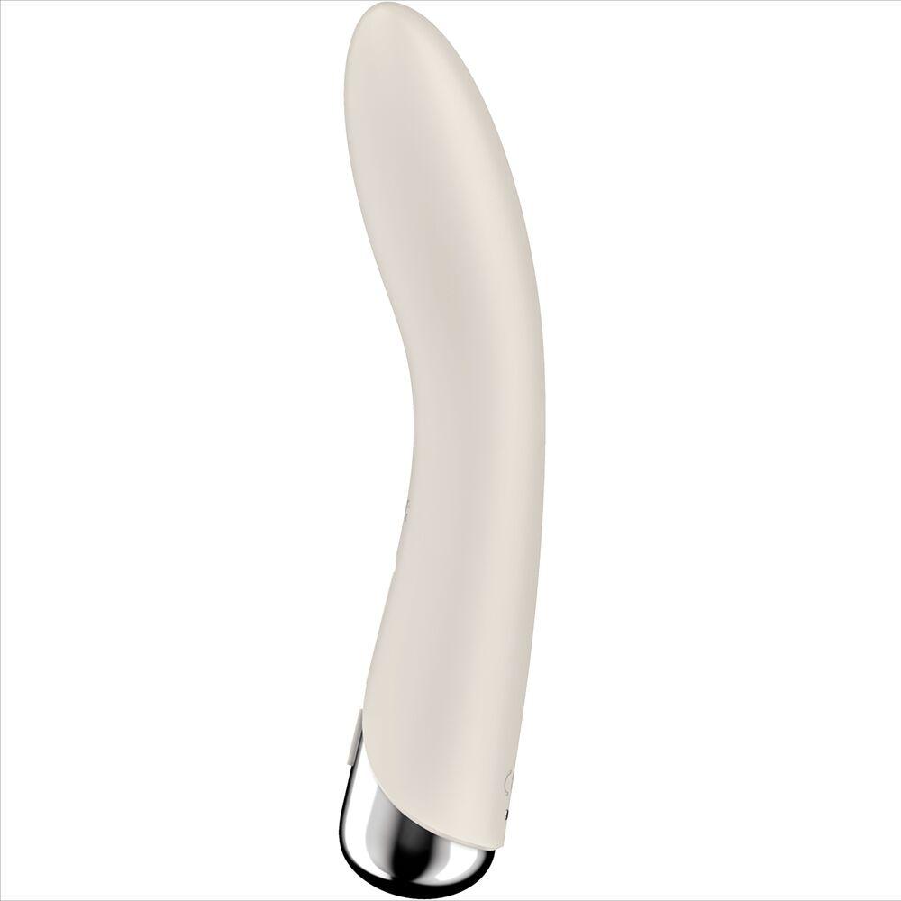 SATISFYER - SPINNING VIBE 1 VIBRADOR ROTADOR G-SPOT BEIGE - Optelum