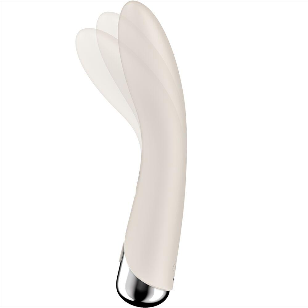 SATISFYER - SPINNING VIBE 1 VIBRADOR ROTADOR G-SPOT BEIGE - Optelum