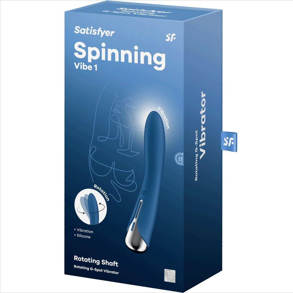 SATISFYER - SPINNING VIBE 1 VIBRADOR ROTADOR G-SPOT BEIGE - Optelum