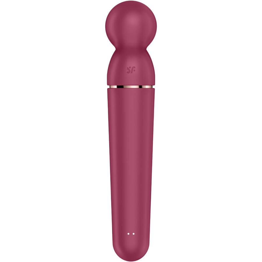 SATISFYER - PLANET WAND-ER MASAJEADOR VIBRADOR BERRY - Optelum