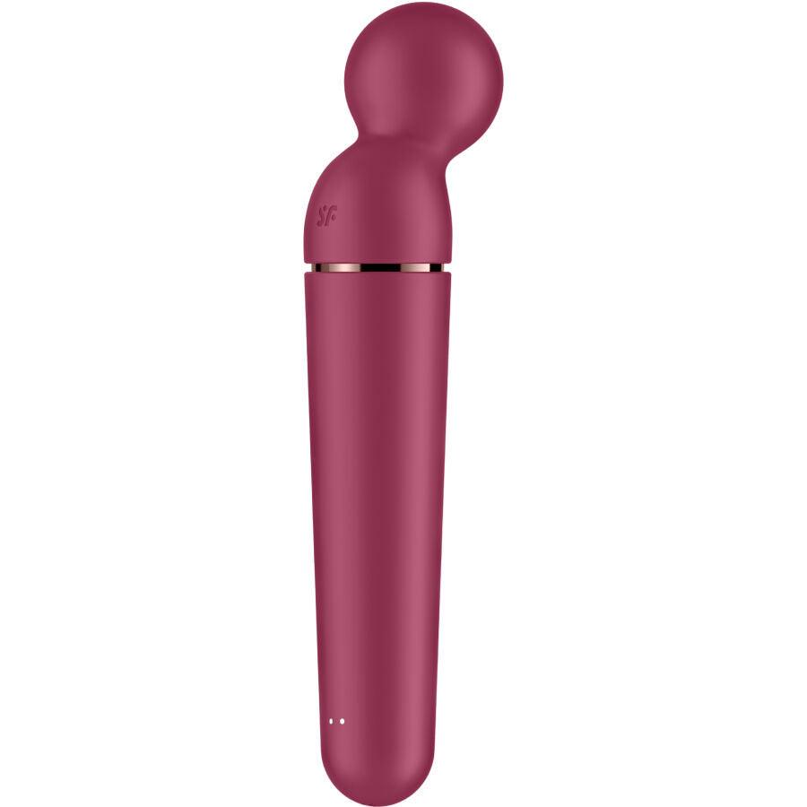 SATISFYER - PLANET WAND-ER MASAJEADOR VIBRADOR BERRY - Optelum