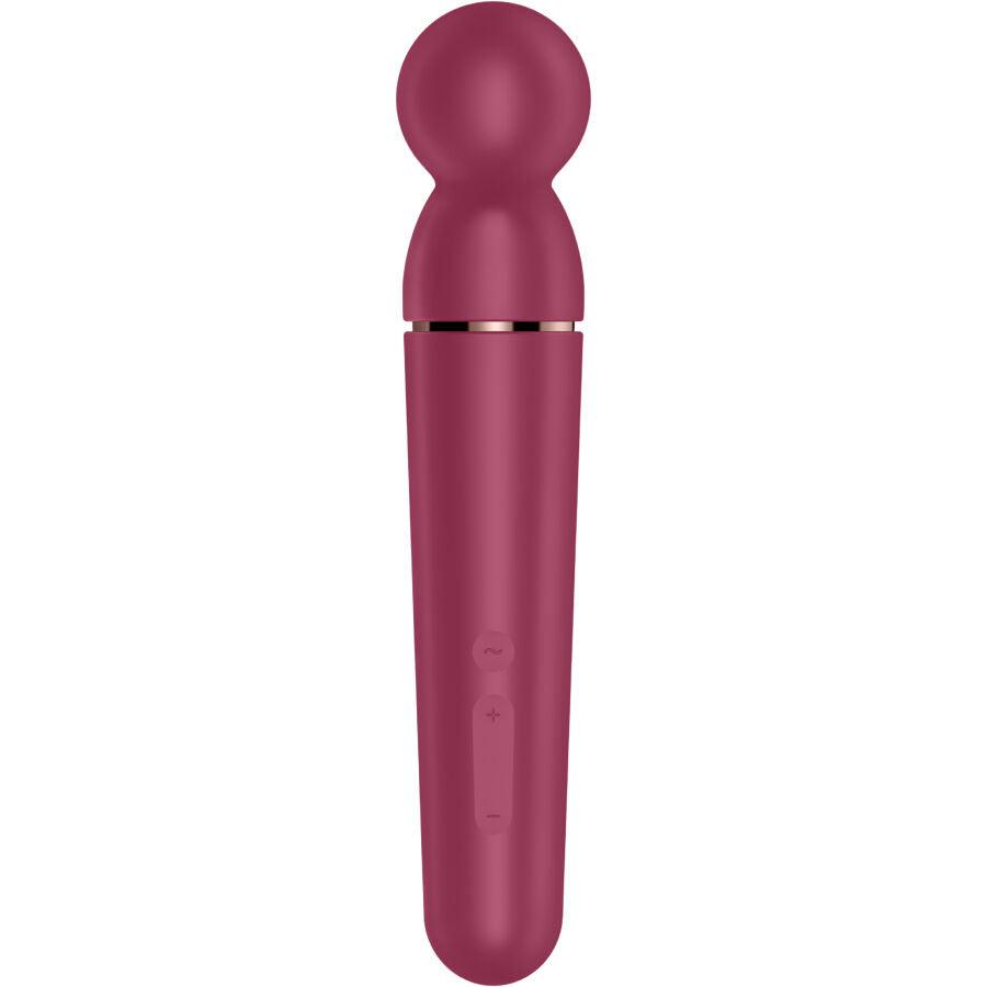 SATISFYER - PLANET WAND-ER MASAJEADOR VIBRADOR BERRY - Optelum