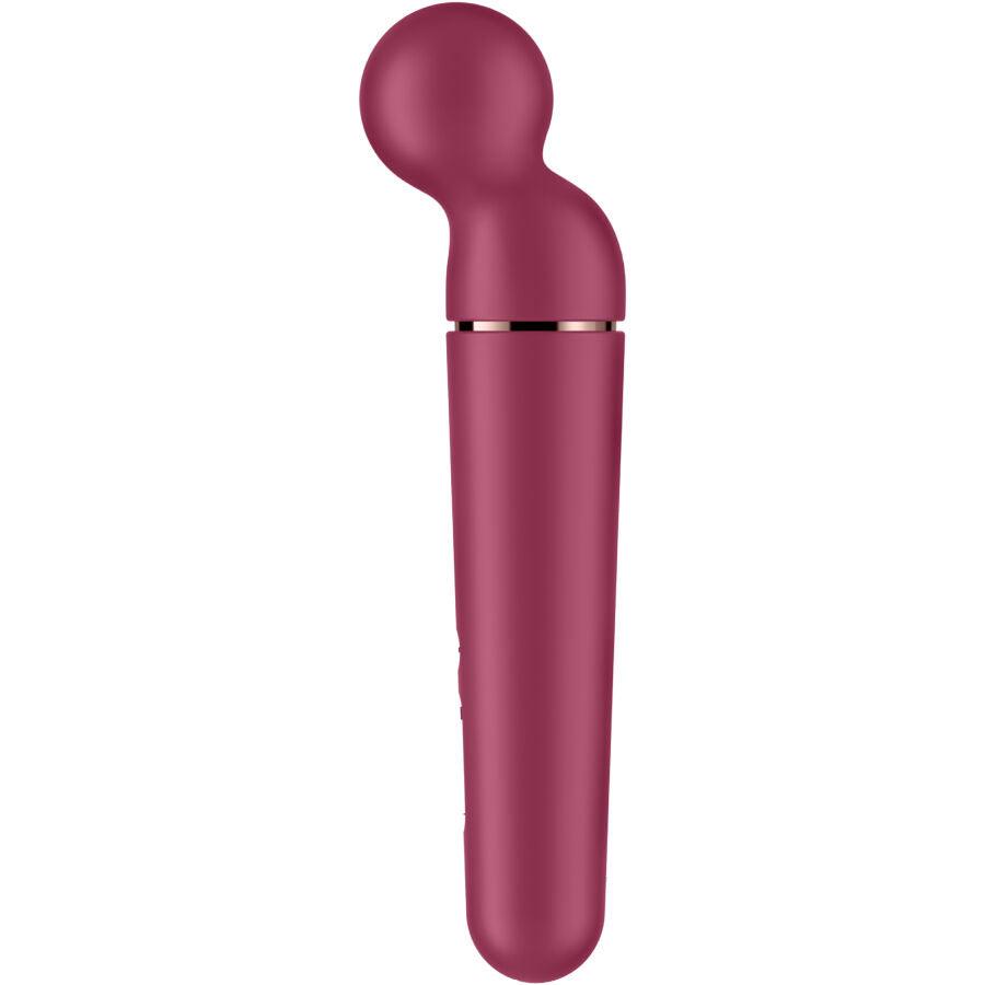 SATISFYER - PLANET WAND-ER MASAJEADOR VIBRADOR BERRY - Optelum