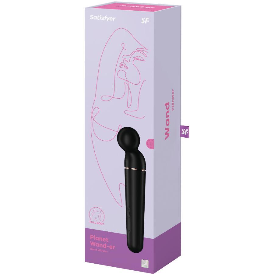 SATISFYER - PLANET WAND-ER MASAJEADOR VIBRADOR BERRY - Optelum