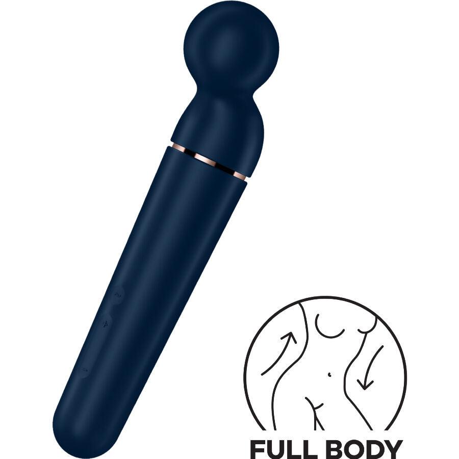 SATISFYER - PLANET WAND-ER MASAJEADOR VIBRADOR BERRY - Optelum