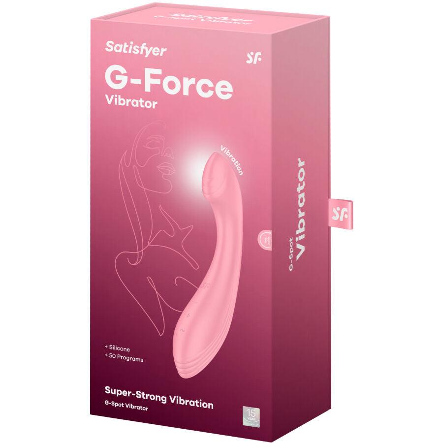 SATISFYER - G-FORCE ESTIMULADOR VIBRADOR PUNTO G ROSA - Optelum