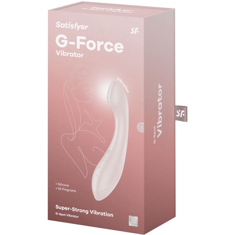 SATISFYER - G-FORCE ESTIMULADOR VIBRADOR PUNTO G ROSA - Optelum