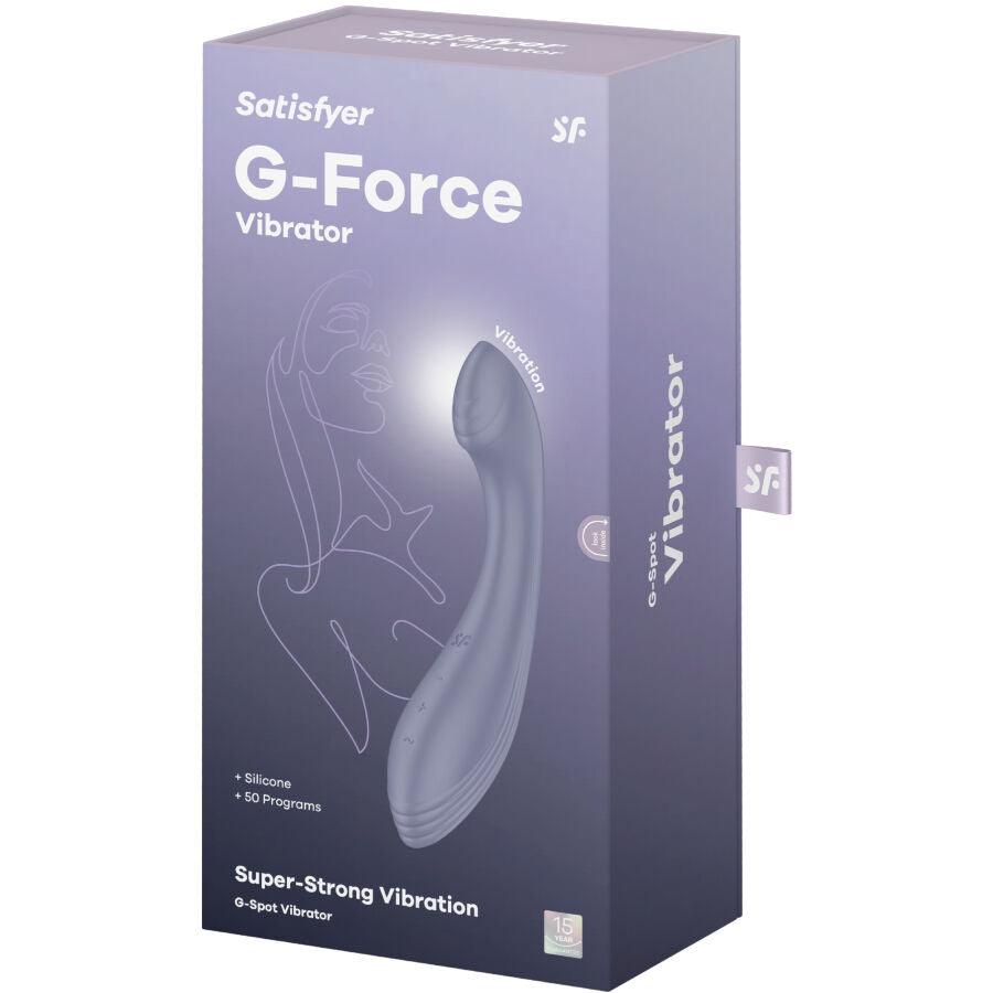 SATISFYER - G-FORCE ESTIMULADOR VIBRADOR PUNTO G ROSA - Optelum