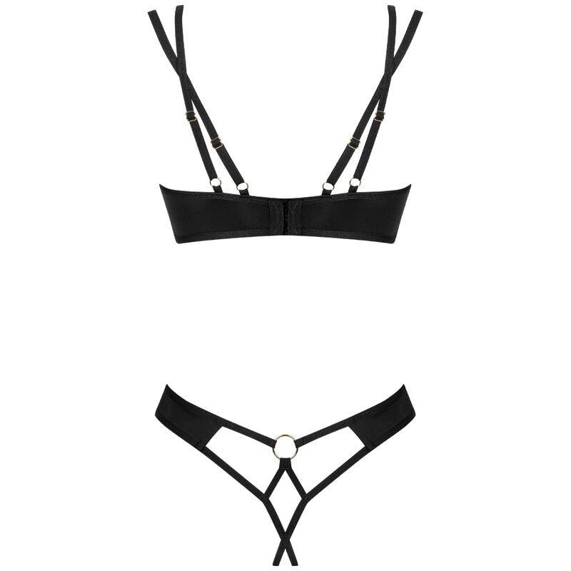 OBSESSIVE - NESARI SET DOS PIEZAS CROTCHLESS XL/XXL - Optelum