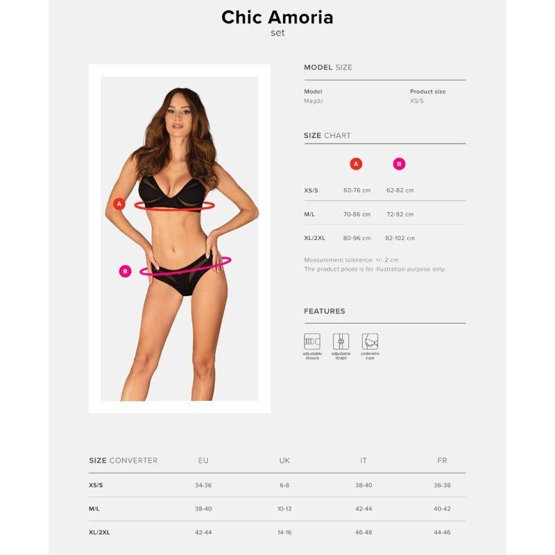 OBSESSIVE - CHIC AMORIA SET 2 PIEZAS M/L - Optelum