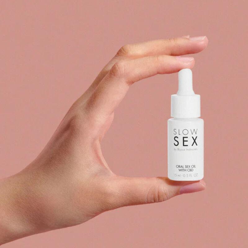 BIJOUX - SLOW SEX ACEITE SEXO ORAL CON CBD 15 ML - Optelum