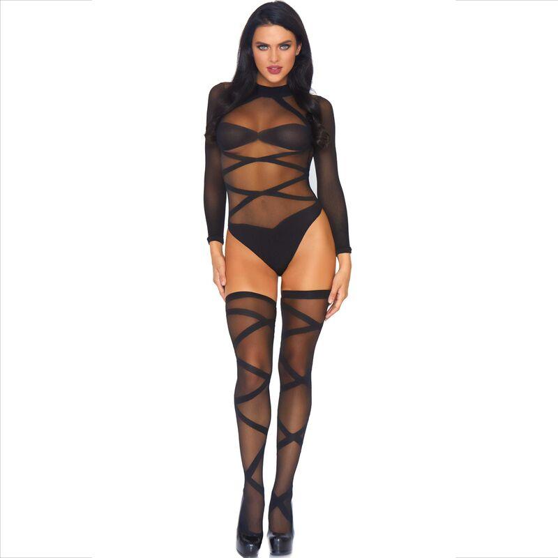 LEG AVENUE - SET 2 PIEZAS BODY + MEDIAS - Optelum