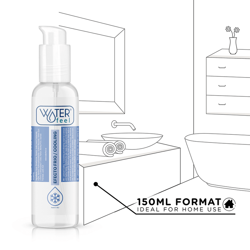 WATERFEEL - LUBRICANTE EFECTO FRIO 150 ML - Optelum