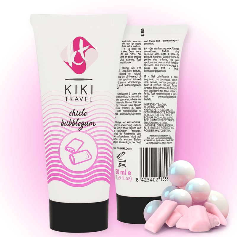 KIKÍ TRAVEL - LUBRICANTE SABOR A CHICLE 50 ML - Optelum