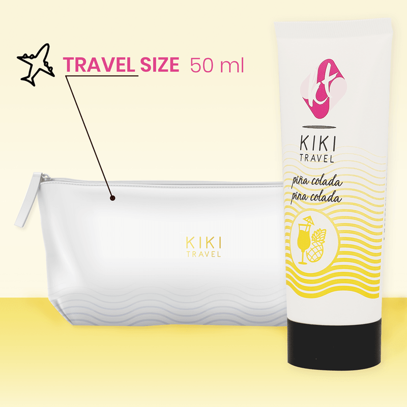 KIKÍ TRAVEL - LUBRICANTE SABOR A PIÑA COLADA 50 ML - Optelum