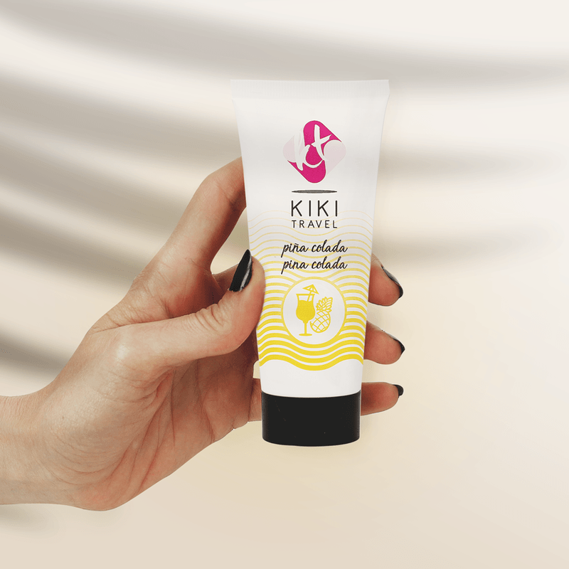 KIKÍ TRAVEL - LUBRICANTE SABOR A PIÑA COLADA 50 ML - Optelum