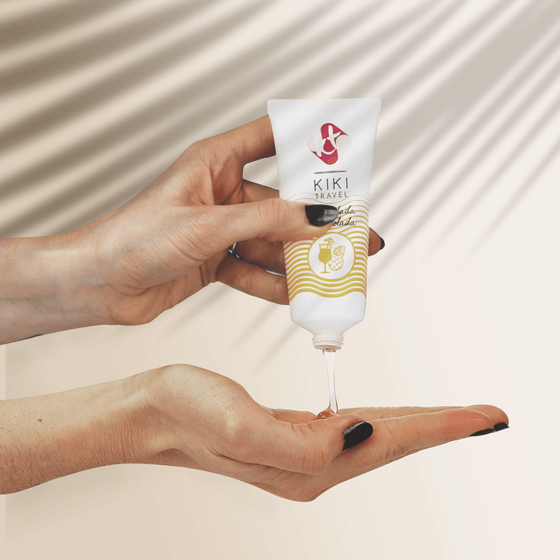 KIKÍ TRAVEL - LUBRICANTE SABOR A PIÑA COLADA 50 ML - Optelum