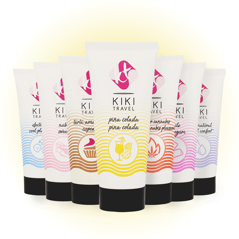 KIKÍ TRAVEL - LUBRICANTE SABOR A PIÑA COLADA 50 ML - Optelum