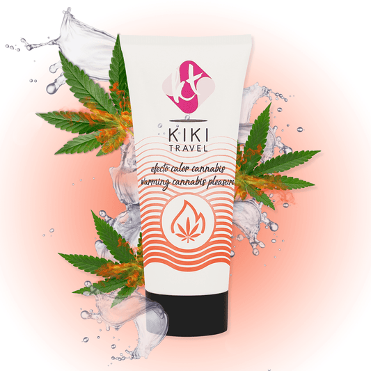 KIKÍ TRAVEL - GEL DESLIZANTE SABOR A CANNABIS EFECTO CALOR INTENSO 50 ML - Optelum