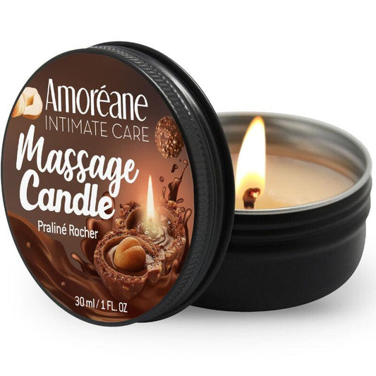 AMOREANE - VELA DE MASAJE PRALINÉ ROCHER 30 ML - Optelum