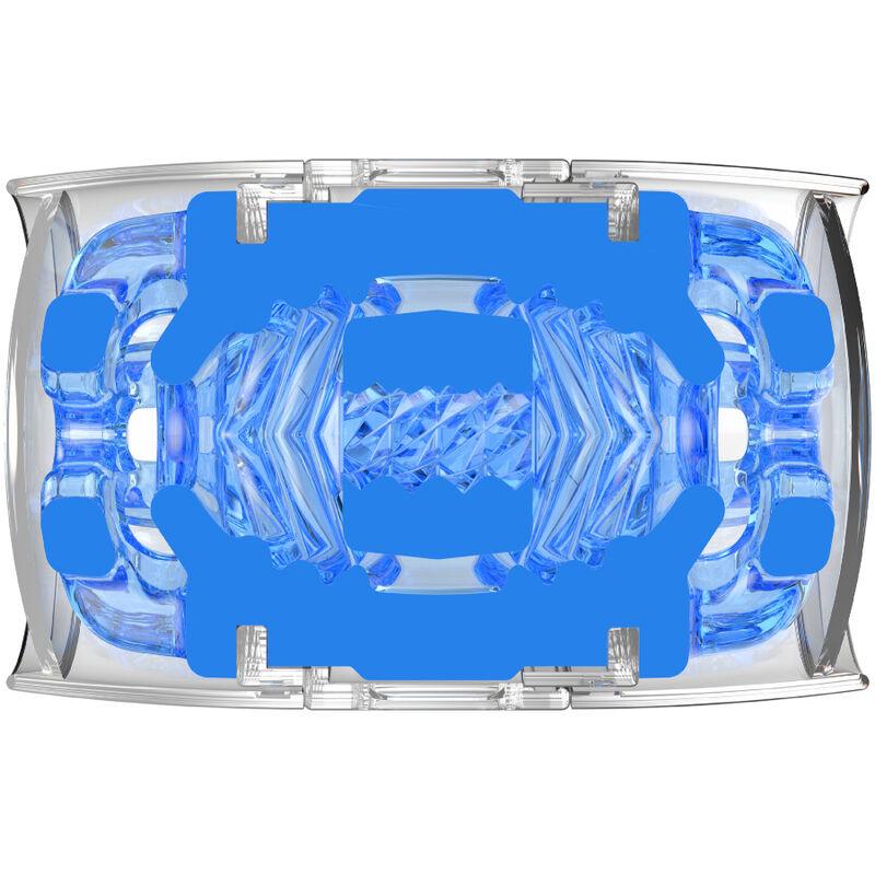 FLESHLIGHT - MASTURBADOR QUICKSHOT TURBO BLUE ICE - Optelum