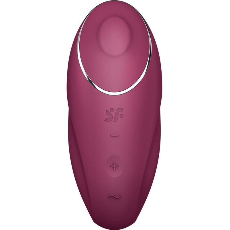 SATISFYER - TAP & CLIMAX 1 VIBRADOR LAY-ON ROJO - Optelum