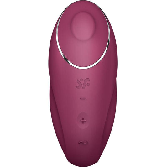 SATISFYER - TAP & CLIMAX 1 VIBRADOR LAY-ON ROJO - Optelum
