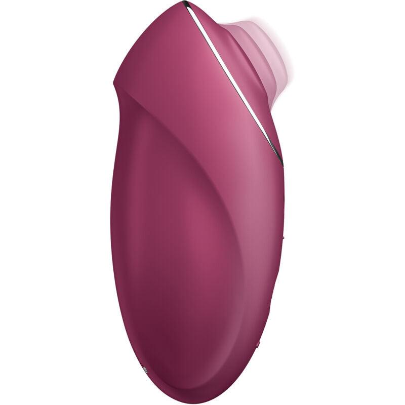 SATISFYER - TAP & CLIMAX 1 VIBRADOR LAY-ON ROJO - Optelum