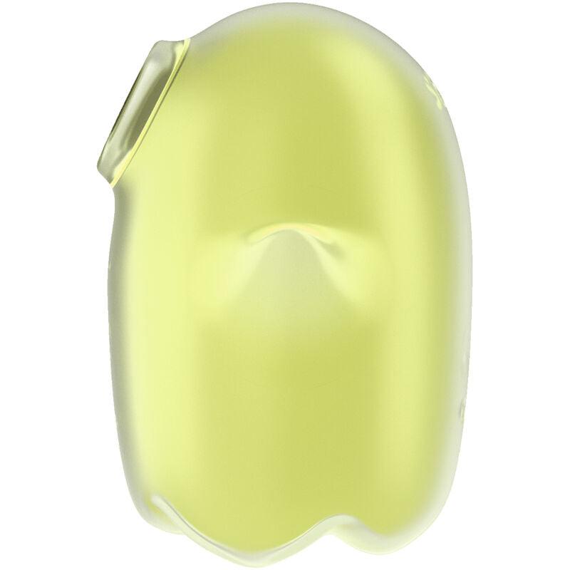 SATISFYER - GLOWING GHOST AIR PULSE & VIBRADOR AMARILLO - Optelum