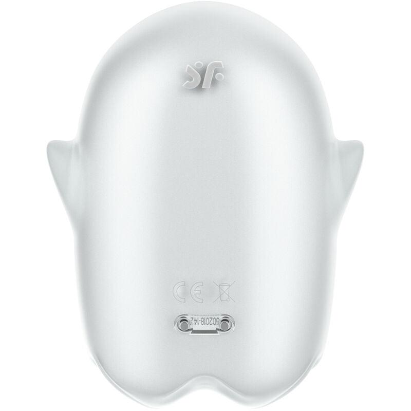 SATISFYER - GLOWING GHOST AIR PULSE & VIBRADOR AMARILLO - Optelum