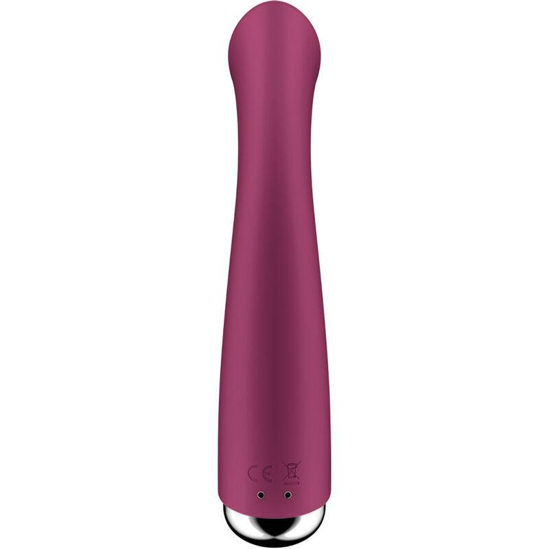 SATISFYER - SPINNING G-SPORT 1 VIBRADOR ROTADOR ROJO - Optelum